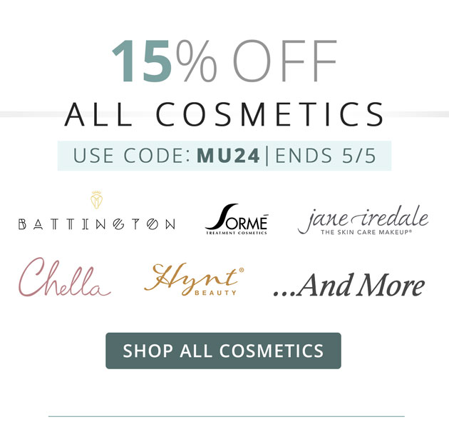 15% Off All Cosmetics - Use Code: MU24 | Ends 5/5 - Shop Now