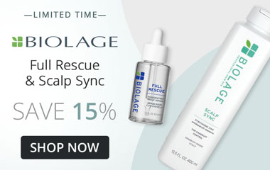 15% off Biolage Full Rescue & Scalp Sync Collection