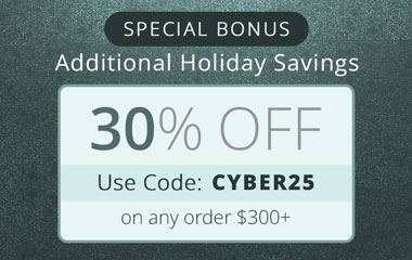 Special Bonus| 30% off $300+ | Use Code: CYBER25