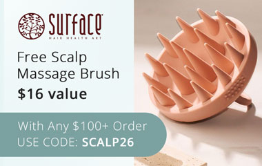 Free Surface Scalp Brush with orders over $100 | Shop Now