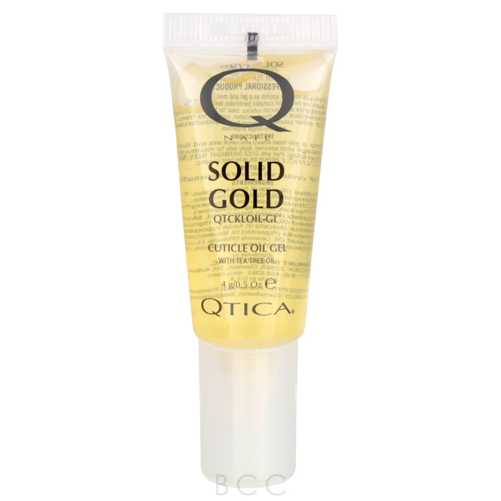 Qtica QNails Solid Gold Cuticle Oil Gel Beauty Care Choices