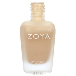 Zoya Matte Velvet - Sue - Soft Champagne Gold 