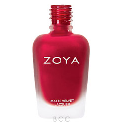Zoya Matte Velvet - Amal - Classic Crimson Red 