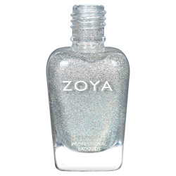 Zoya Nail Polish - Alicia #ZP859 Silver Metallic (765011038878) photo