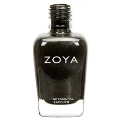 Zoya Nail Polish - Claudine #ZP690 - Black Metallic