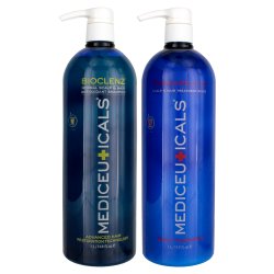 MEDIceuticals Bioclenz Antioxidant Shampoo & Therapeutic Treatment Rinse Duo - 33.8 oz