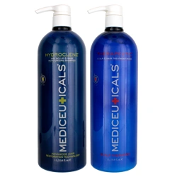 MEDIceuticals HydroClenz Dry Scalp & Hair Moisturizing Shampoo & Therapeutic Scalp & Hair Treatment Rinse Duo - 33.8 oz