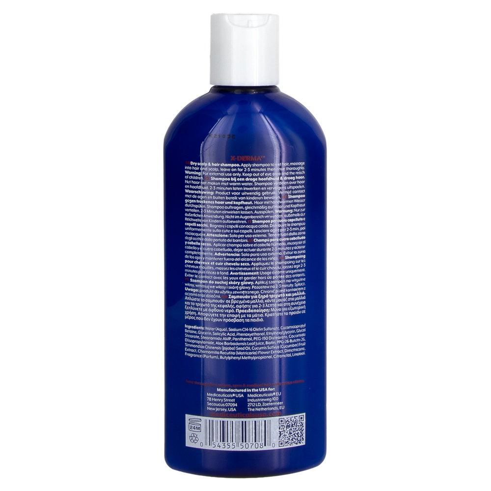 MEDIceuticals X-Derma Dry Scalp & Hair Shampoo | Beauty Care Choices