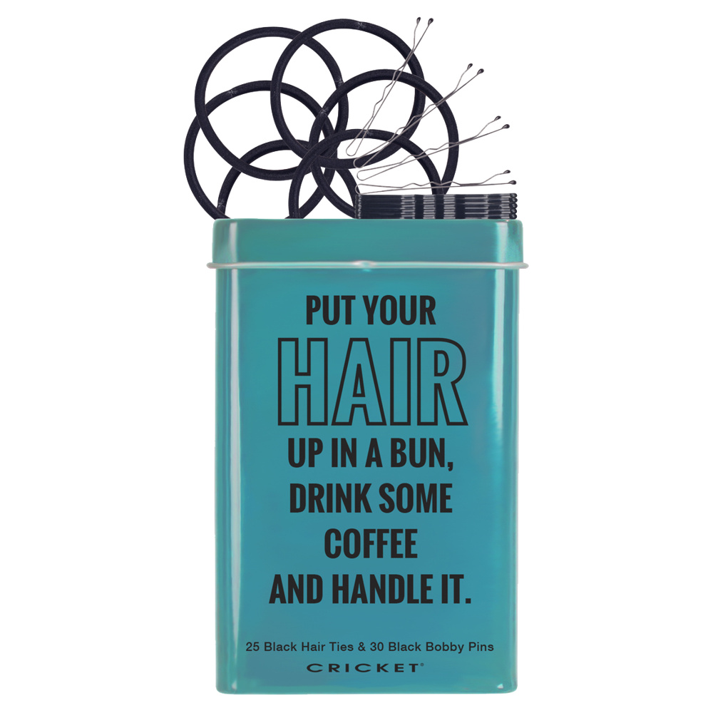Cricket Hair Tie & Bobby Pin Tin | Beauty Care Choices Cricket Hair Tie & Bobby Pin Tin | Beauty Care Choices