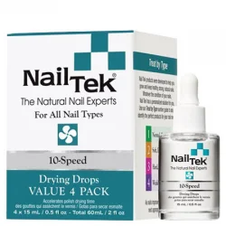 Nail Tek 10-Speed Drying Drops - Value 4 Pack