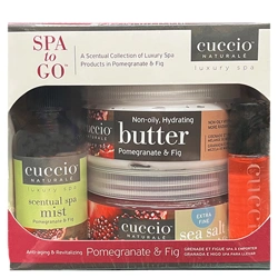 Cuccio Naturale Spa to Go Set - Pomegranate & Fig