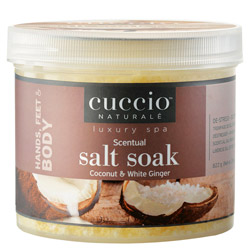 Cuccio Naturale Coconut & White Ginger Scentual Salt Soak 29 oz (719847 012443329600) photo