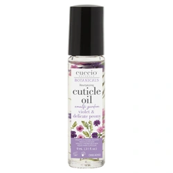 Cuccio Naturale Botanicals Revitalizing Cuticle Oil Roll-On Italian Garden Collection - Amalfi Garden Violet & Delicate Peony