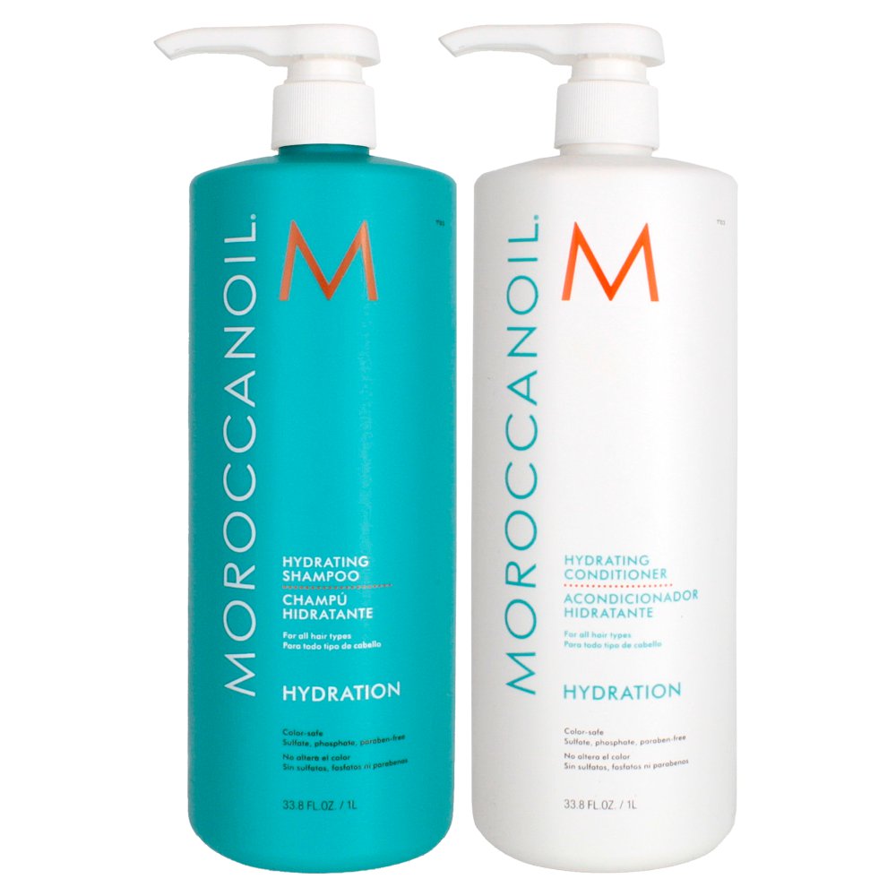 Beskatning Snestorm realistisk Moroccanoil Hydrating Liter Duo | Beauty Care Choices