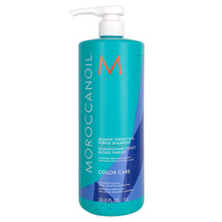 Moroccanoil Blonde Perfecting Purple Shampoo  33.8 oz (PP072645 7290113140028) photo