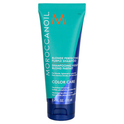Moroccanoil Blonde Perfecting Purple Shampoo - Travel Size