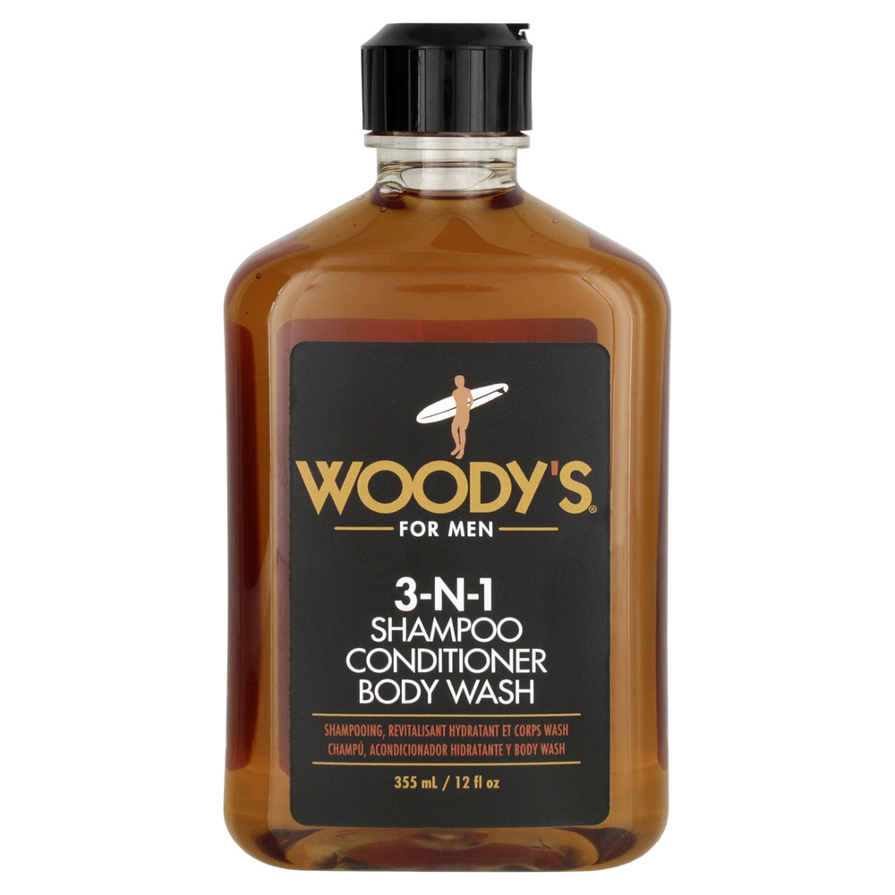 Woody's 3in1 Shampoo, Conditioner & Body Wash Beauty Care Choices