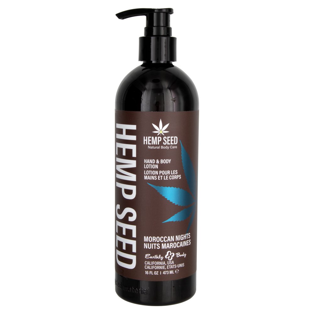 Earthly Body Hemp Seed Hand & Body Lotion 16 oz Moroccan Nights