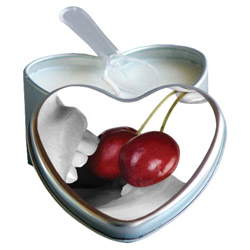 Earthly Body Edible Massage Heart Candle Cherry (HSCK001 879959001921) photo