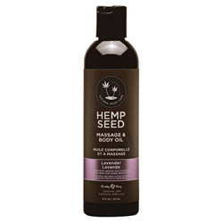 Earthly Body Hemp Seed Massage & Body Oil Lavender (MAS006 898788000868) photo