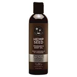Earthly Body Hemp Seed Massage & Body Oil Unscented (MAS2008 898788000875) photo