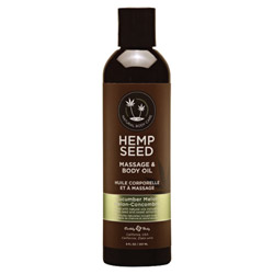 Earthly Body Hemp Seed Massage & Body Oil Cucumber Melon (MAS010 879959003246) photo