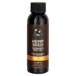 Earthly Body Hemp Seed Massage & Body Oil - Dreamsicle