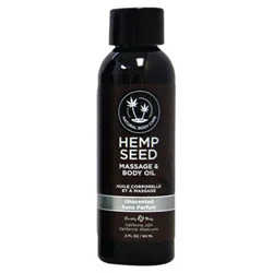 Earthly Body Hemp Seed Massage & Body Oil 2oz