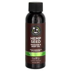 Earthly Body Hemp Seed Massage & Body Oil Naked in The Woods (MAS222 742025191614) photo