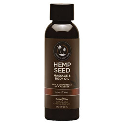 Earthly Body Hemp Seed Massage & Body Oil Isle of You (MAS253 814487021614) photo