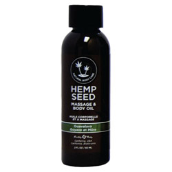 Earthly Body Hemp Seed Massage & Body Oil Guavalava (MAS268 767644636148) photo