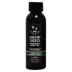 Earthly Body Hemp Seed Massage & Body Oil 2oz