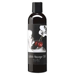 Earthly Body Edible Massage Oil - Cherry Burst