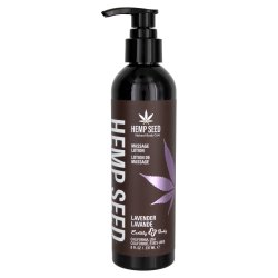 Earthly Body Hemp Seed Massage Lotion Lavender (ML017 814487021768) photo