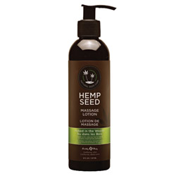 Earthly Body Hemp Seed Massage Lotion - Naked in The Woods