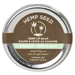 Earthly Body Hemp Seed Lip Balm Tin Spearmint (HSL500T 879959000610) photo