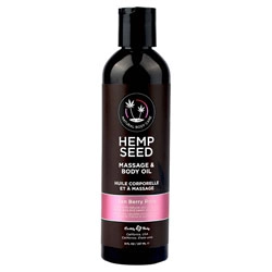 Earthly Body Hemp Seed Massage & Body Oil 8oz