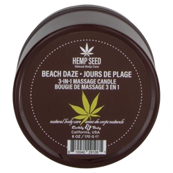 Earthly Body Hemp Seed 3-in-1 Massage Candle 6oz
