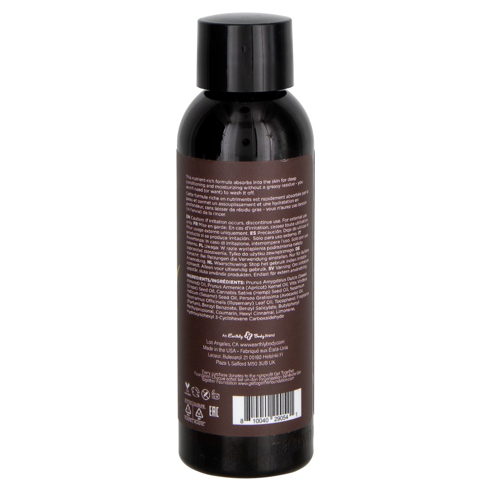 Hemp Seed Massage Oil Isle of You Scent