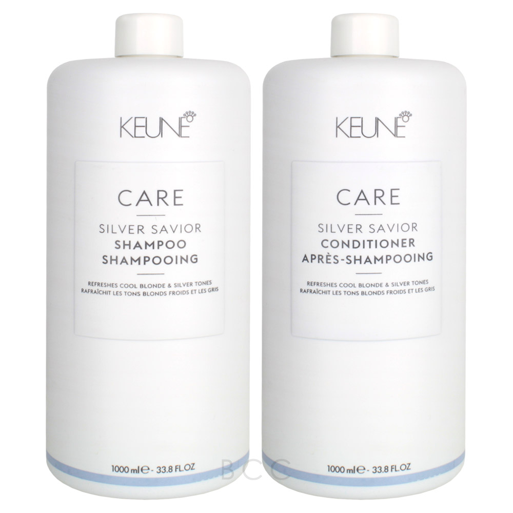 Keune CARE Silver Savior Shampoo & Conditioner Set Beauty Care Choices
