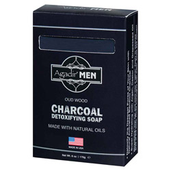 Agadir Men Oud Wood Charcoal Detoxifying Soap 6 oz (PP075135 852137008110) photo