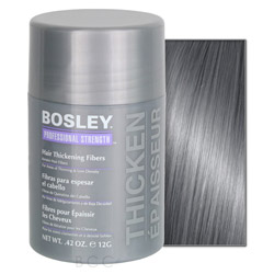 Bosley Professional Strength Hair Thickening Fibers Gray (311025 816511010687) photo