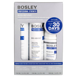 Bosley Professional Strength Bos Revive Starter Pack for Non Color-Treated Hair 3 piece (311041 852665002741) photo