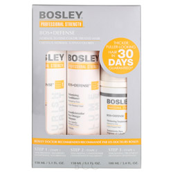 Bosley Professional Strength Bos Defense Starter Pack for Color-Treated Hair 3 piece (311037 852665002734) photo