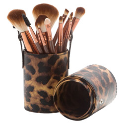 Pure Cosmetics Luxe Brush Set in Leopard 12 piece (88249 852661880671) photo
