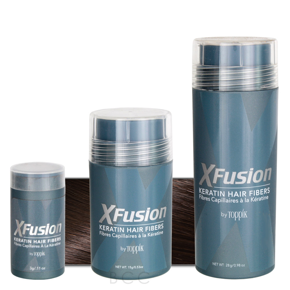 XFusion Keratin Hair Fibers Dark Brown Beauty Care Choices
