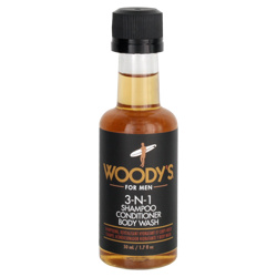 Woodys Woody's 3-N-1 Shampoo, Conditioner & Body Wash