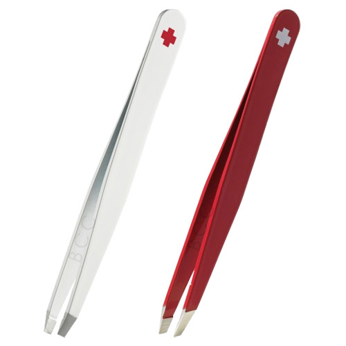 Rubis Switzerland Swiss Cross Slanted Tweezers Beauty Care Choices