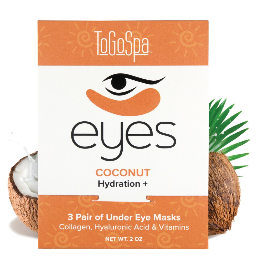 ToGoSpa Coconut & Vitamin D EYES Mask Beauty Care Choices