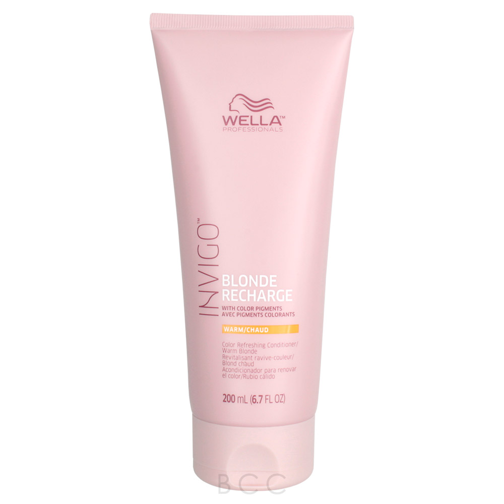 Wella Invigo Blonde Recharge Color Refreshing Conditioner Warm 6.7 oz Beauty Care Choices